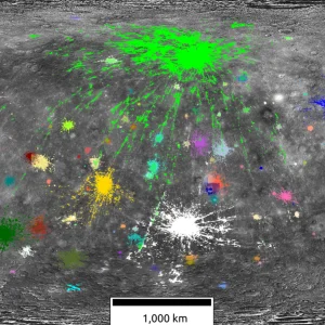 Cartographier les “rayons” des cratères frais de Mercure grâce à l'apprentissage profond