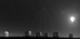 Quatre étoiles lasers inaugurent une nouvelle ère pour l'interférométrie au VLT
