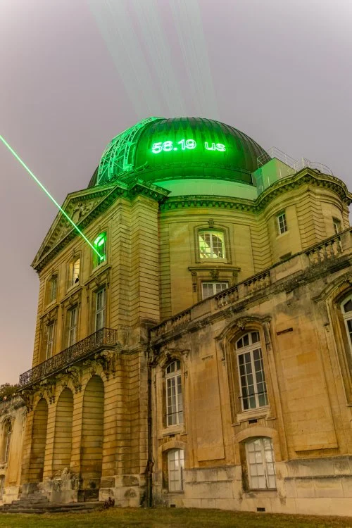 A laser to link Paris and Meudon!