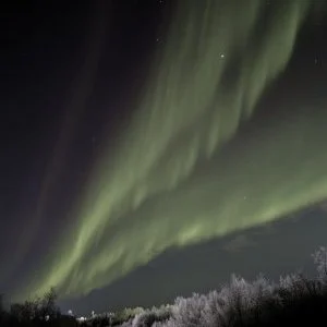 Aurore à Kiruna (Suède)